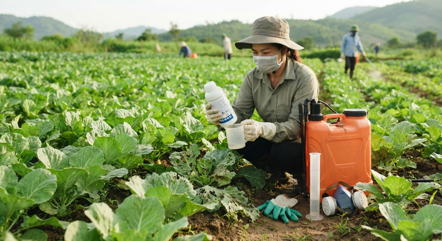 Quy trình chọn và sử dụng thuốc trừ sâu đúng cách